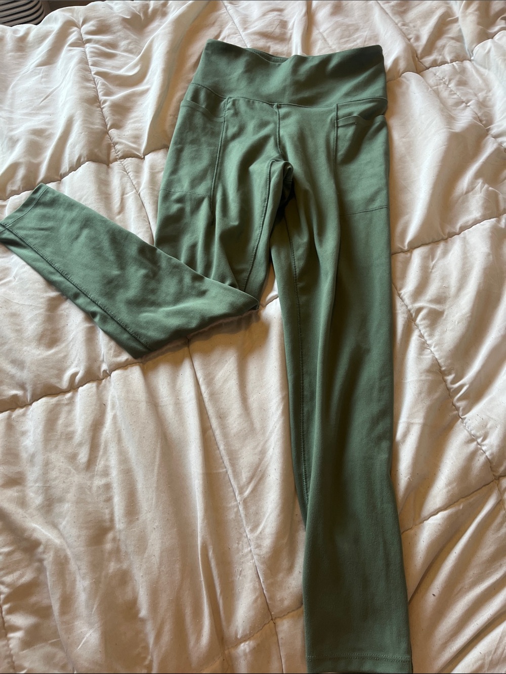 Danskin Olive Green High-Waist Performance Leggings